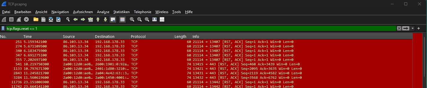 Filter tcp.flags.reset == 1