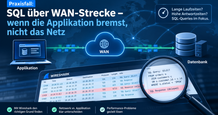 Praxisfall SQL über WAN-Strecke – wenn die Applikation bremst, nicht das Netz